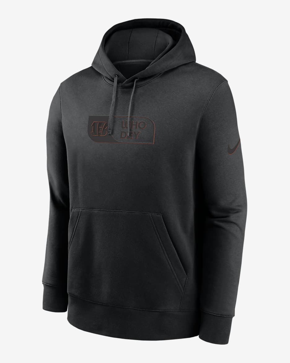 Cincinnati Bengals Edge Men s Nike NFL Pullover Hoodie. Nike